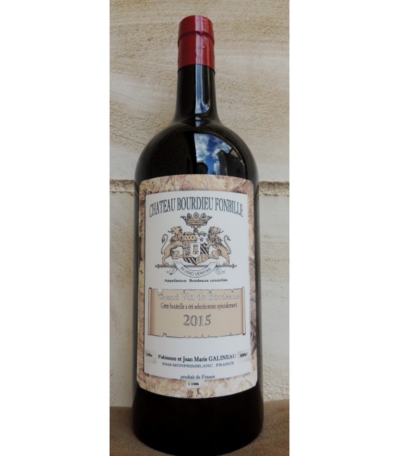 Bordeaux Rouge 2015 Château Bourdieu fonbille