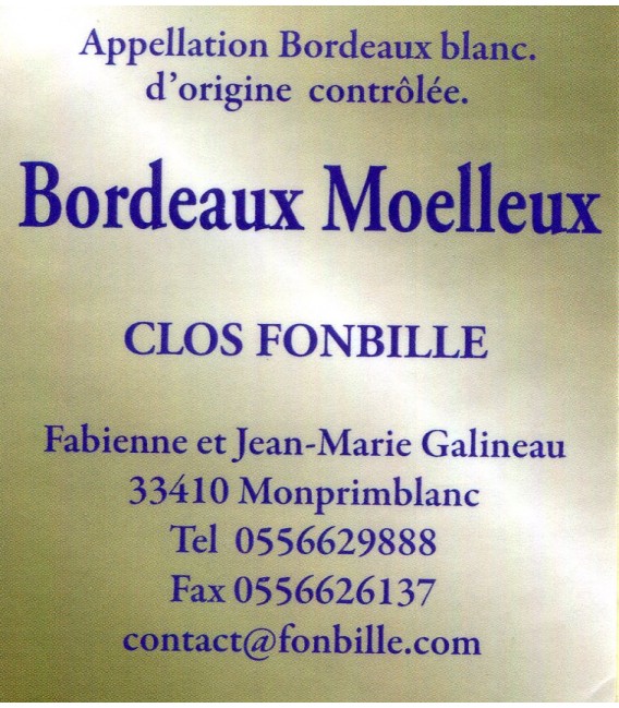 Bordeaux moelleux 2013 BIB 3L