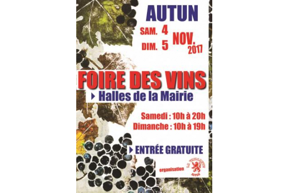  LA FOIRE DES VINS DE FRANCE A  AUTUN  LES 4 ET 5 NOVEMBRE  S'EST BIEN PASSEE  A L'ANNEE PROCHAINE 